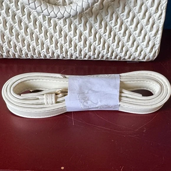 Bebe Cream Shoulder Bag with Gold Details - Picture 10 of 13